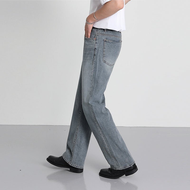 韓国ファッション SELCA-Wash gray denim-mselca2023aw988-03