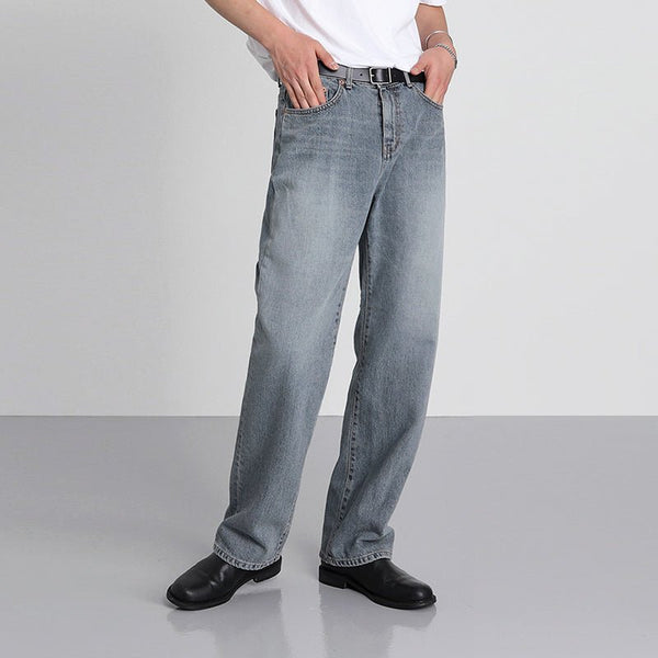 韓国ファッション SELCA-Wash gray denim-mselca2023aw988-04