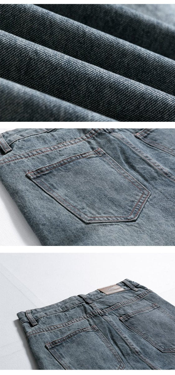 韓国ファッション SELCA-Wash gray denim-mselca2023aw988-07
