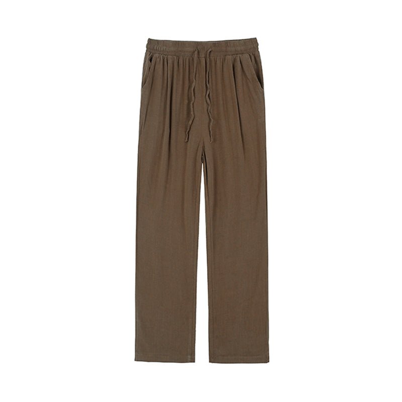 韓国ファッション SELCA-West rubber loose slacks-mselca2023aw990-06