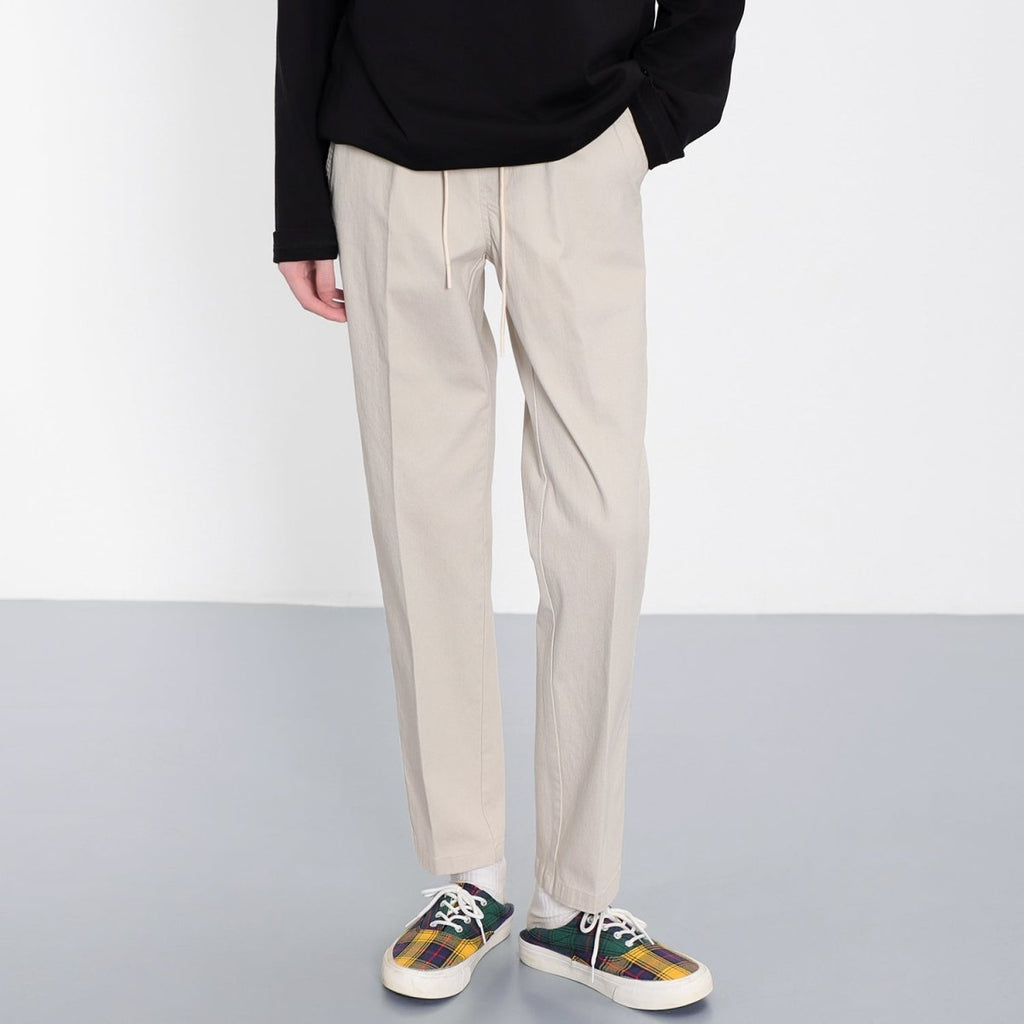 韓国ファッション SELCA-West rubber straight pants-mselca2023aw992-07