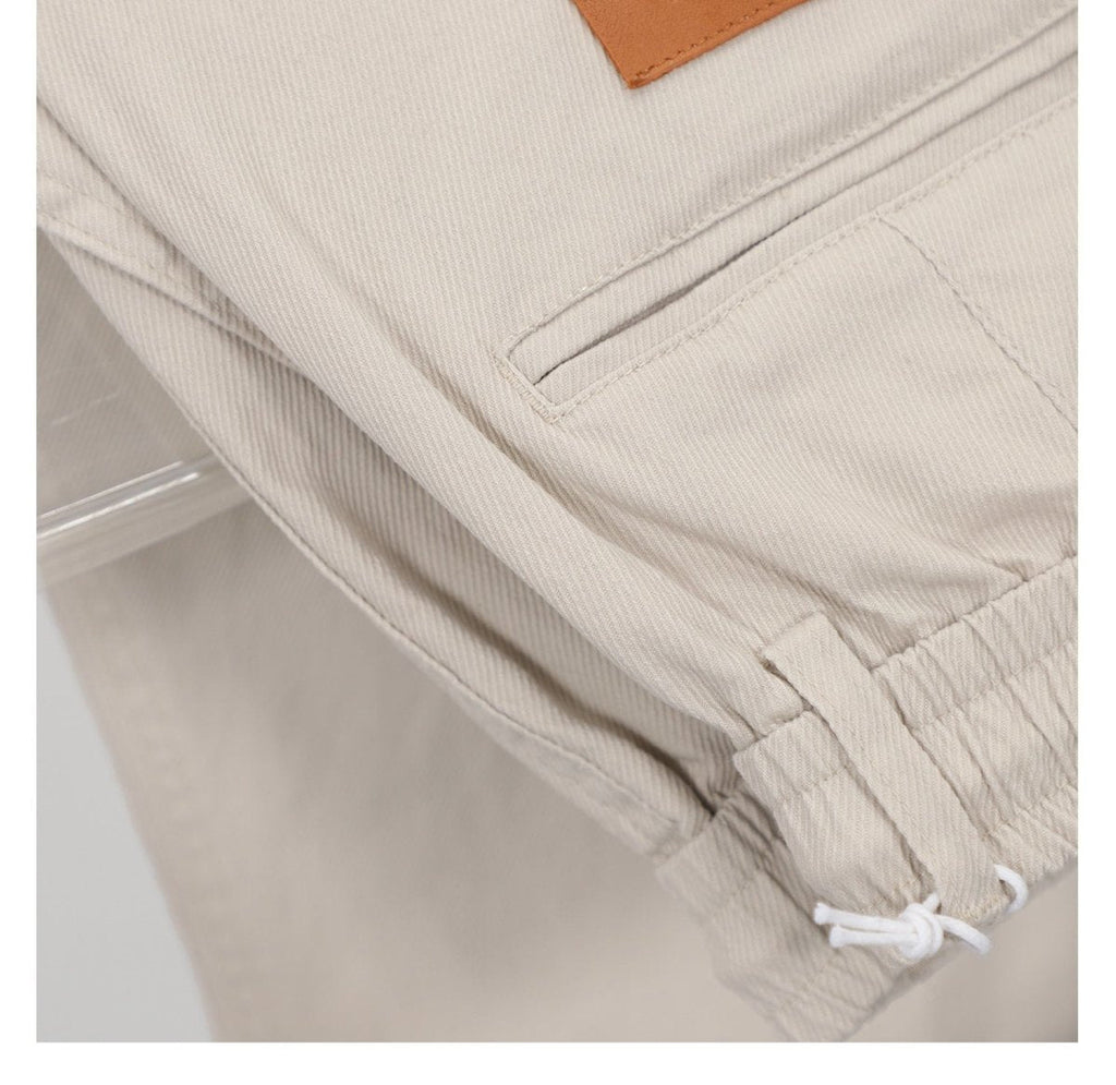 韓国ファッション SELCA-West rubber straight pants-mselca2023aw992-013